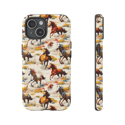 Painted Horses White Tough Case