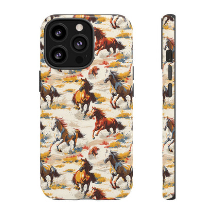 Painted Horses White Tough Case