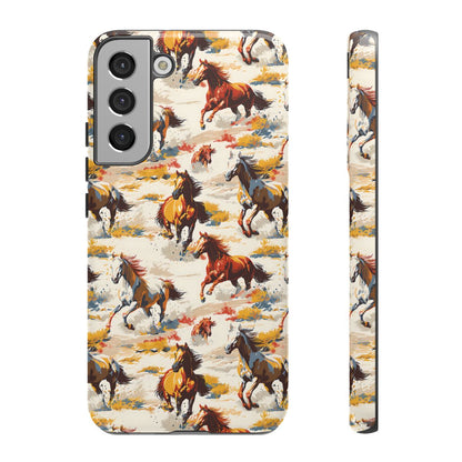 Painted Horses White Tough Case