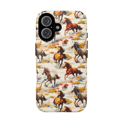 Painted Horses White Tough Case