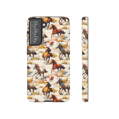 Painted Horses White Tough Case