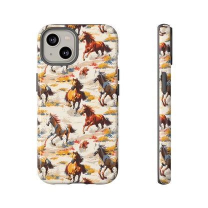 Painted Horses White Tough Case