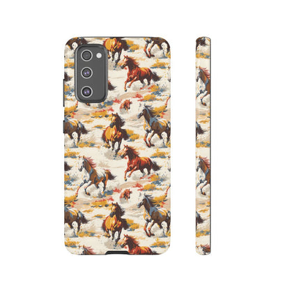 Painted Horses White Tough Case