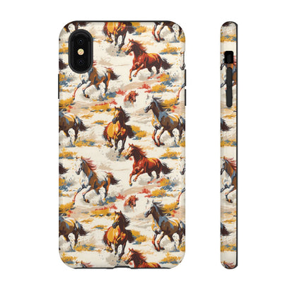 Painted Horses White Tough Case
