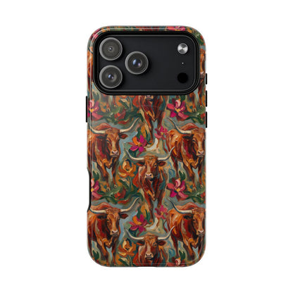 Painted Longhorns Magnetic Case