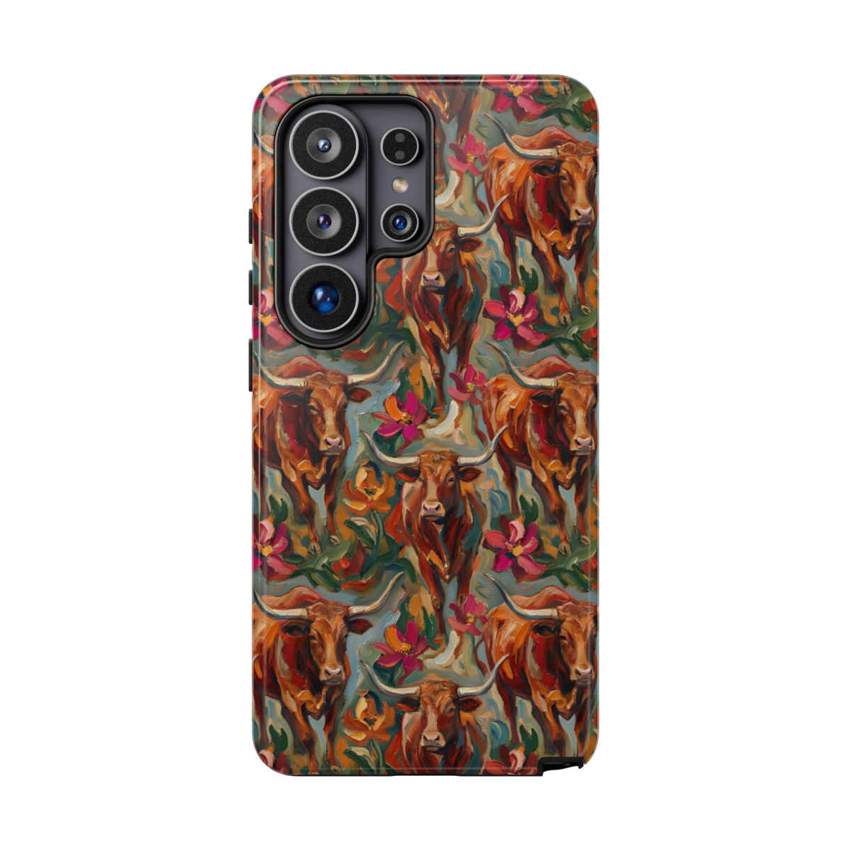 Painted Longhorns Tough Case