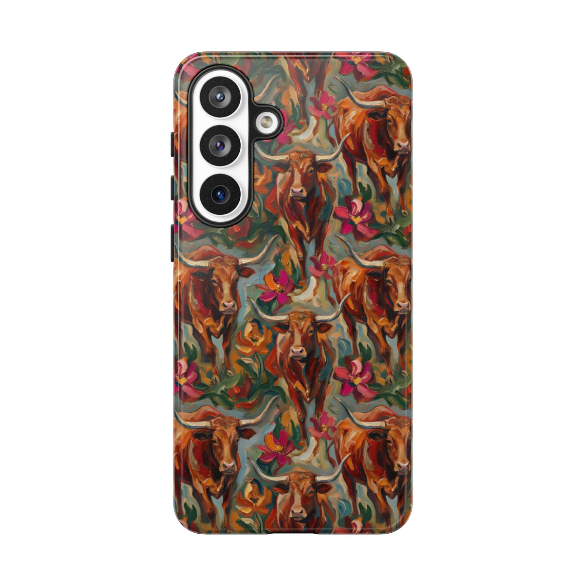 Painted Longhorns Tough Case