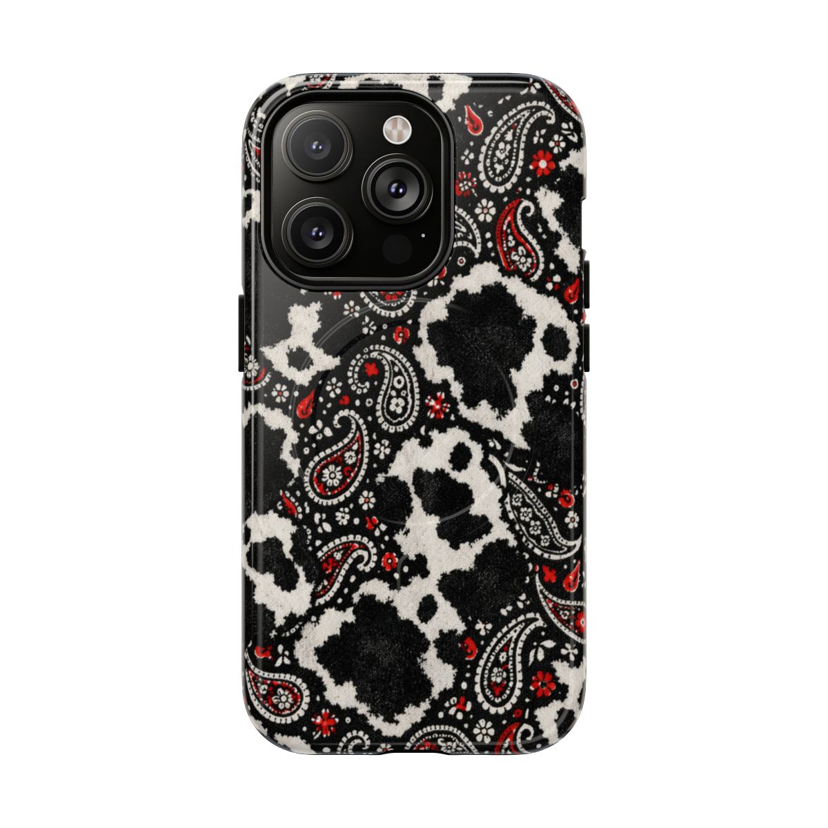 Paisley Cowhide Magnetic Case