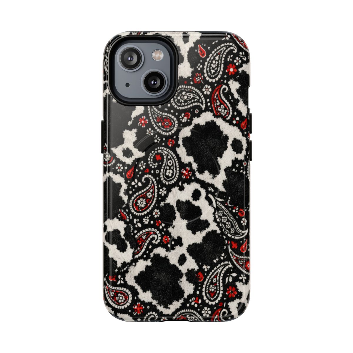 Paisley Cowhide Magnetic Case