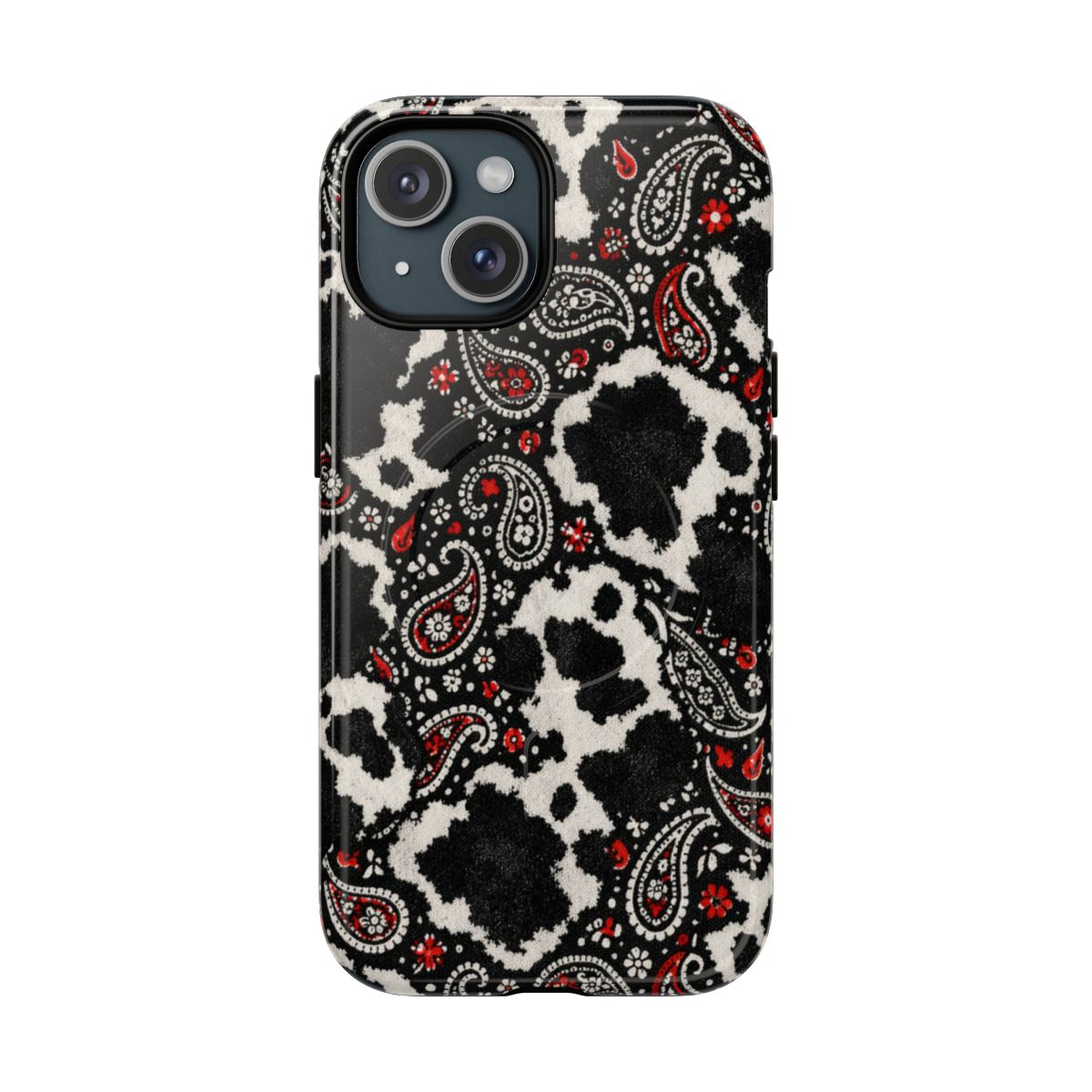 Paisley Cowhide Magnetic Case
