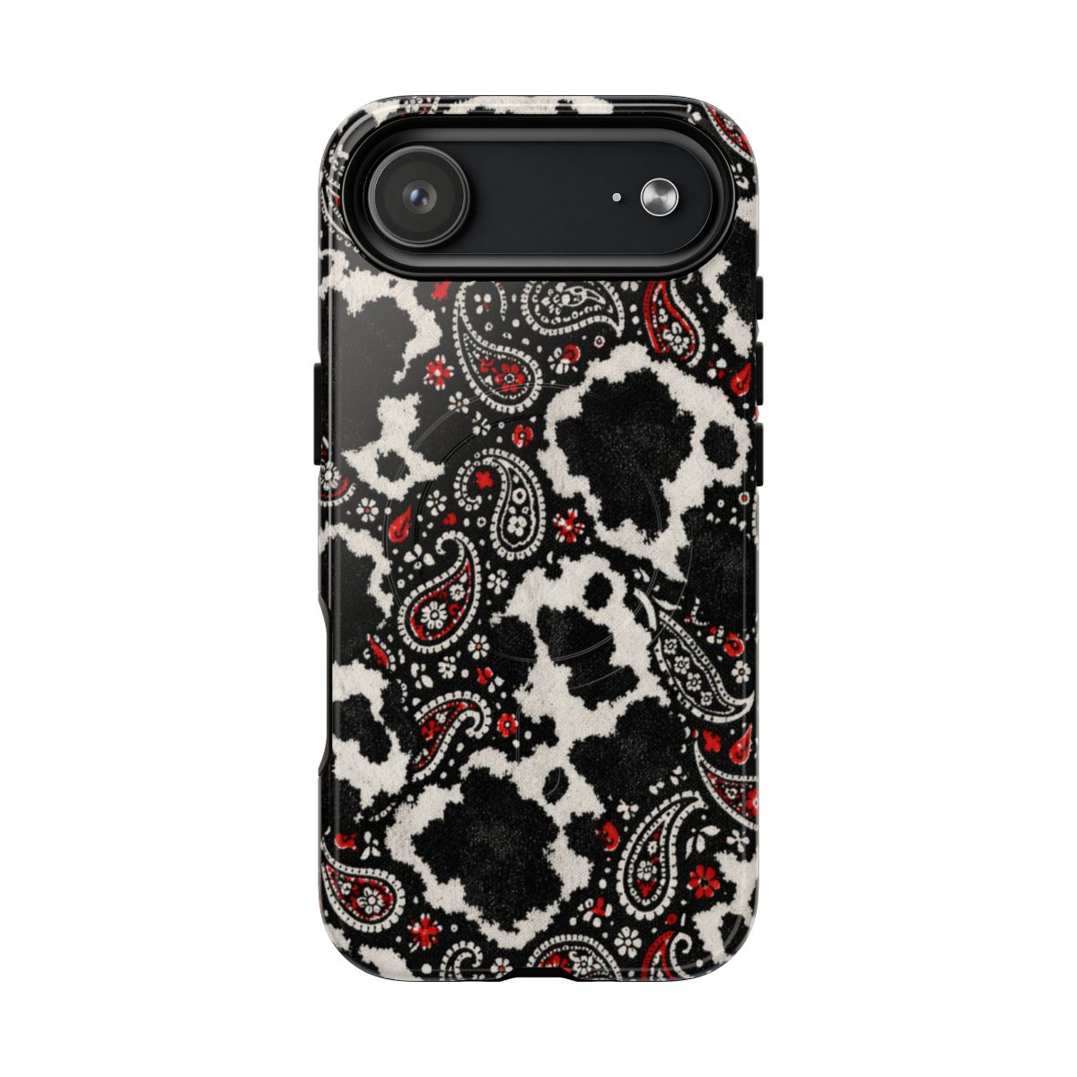 Paisley Cowhide Magnetic Case