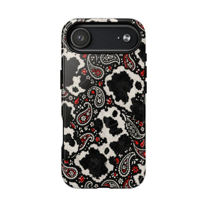 Paisley Cowhide Magnetic Case