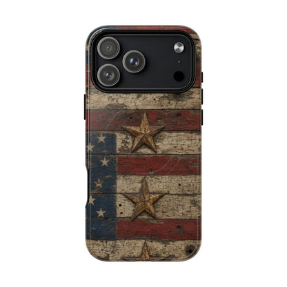 Patriotic Barn Stars Magnetic Case - iPhone 18 Pro Max