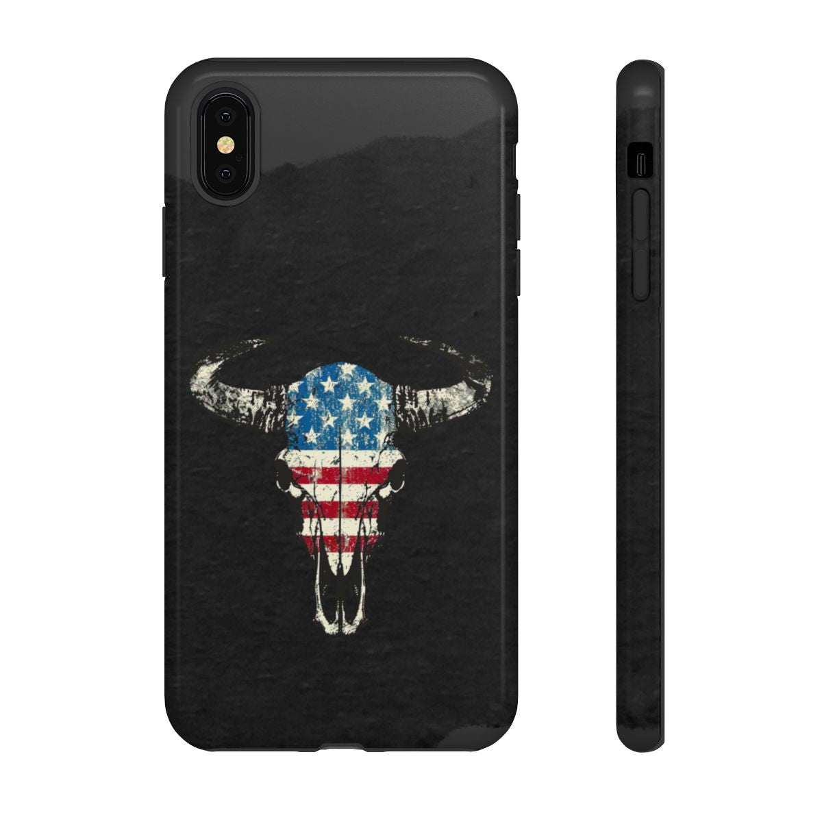 Patriotic Bull Skull Tough Case