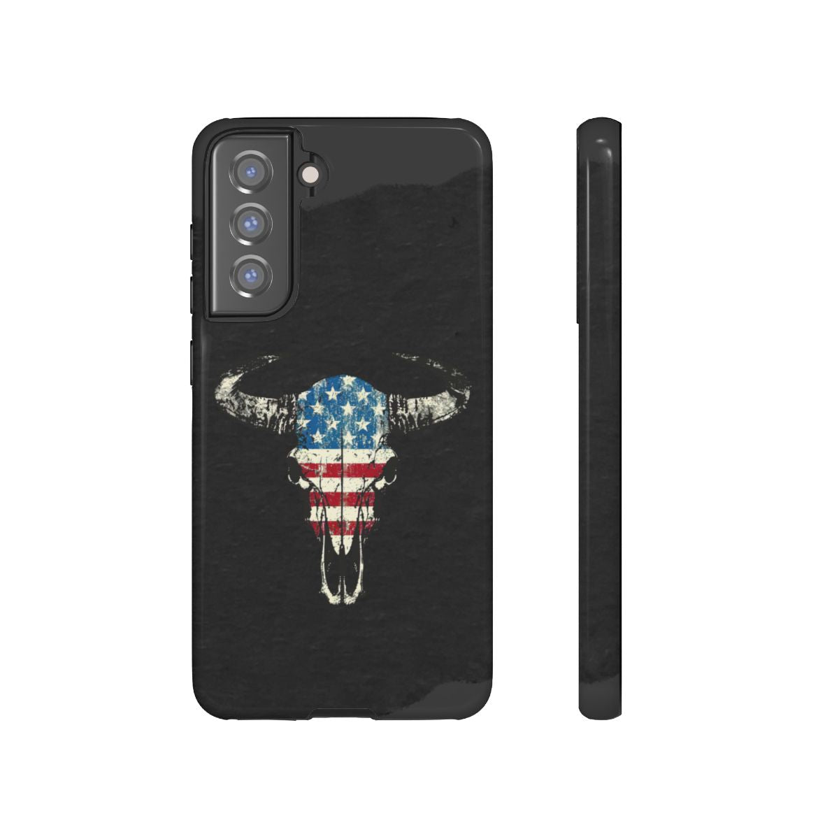 Patriotic Bull Skull Tough Case