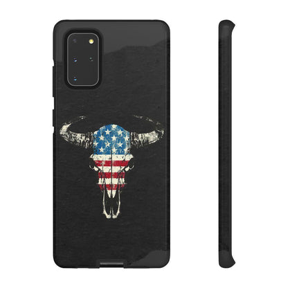 Patriotic Bull Skull Tough Case