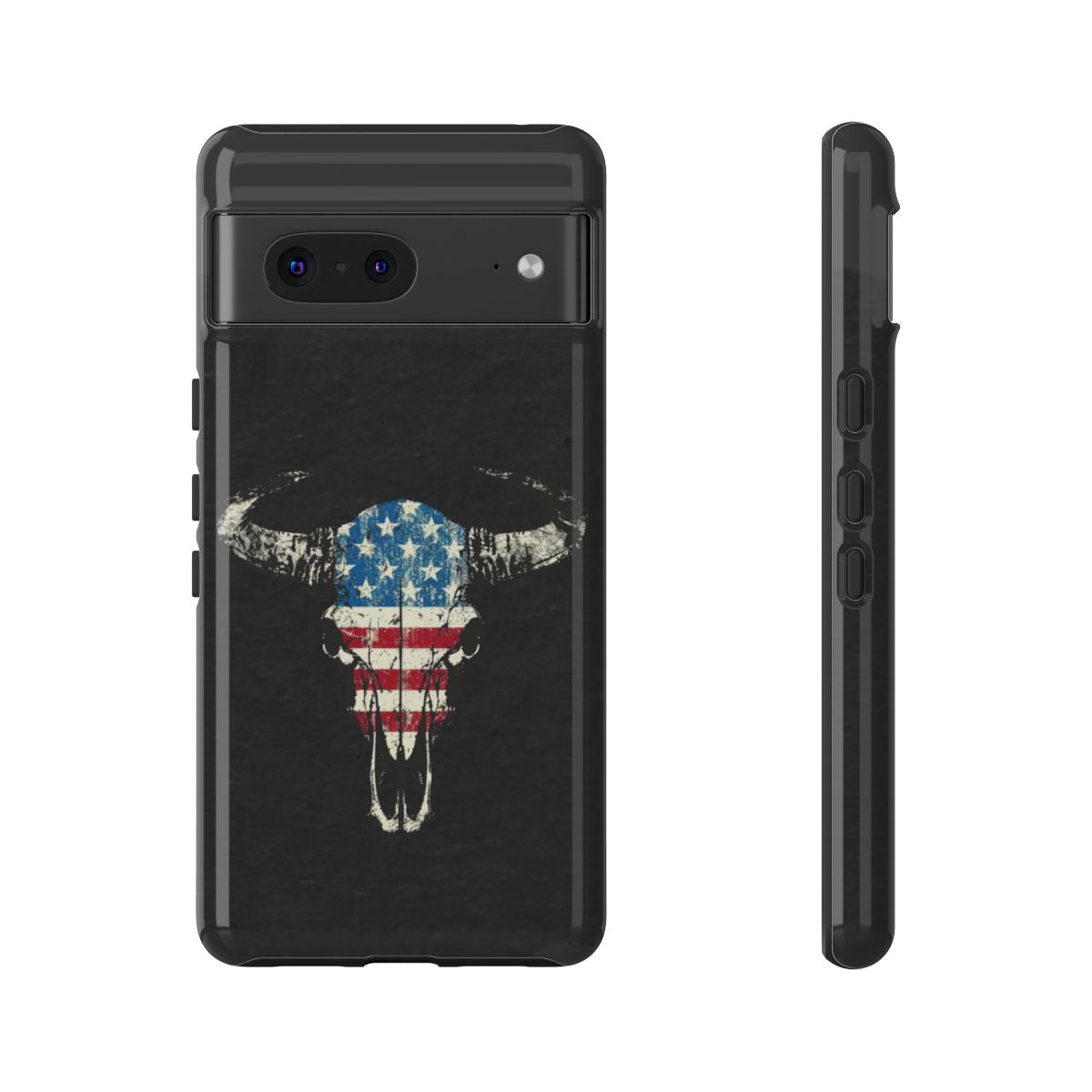 Patriotic Bull Skull Tough Case