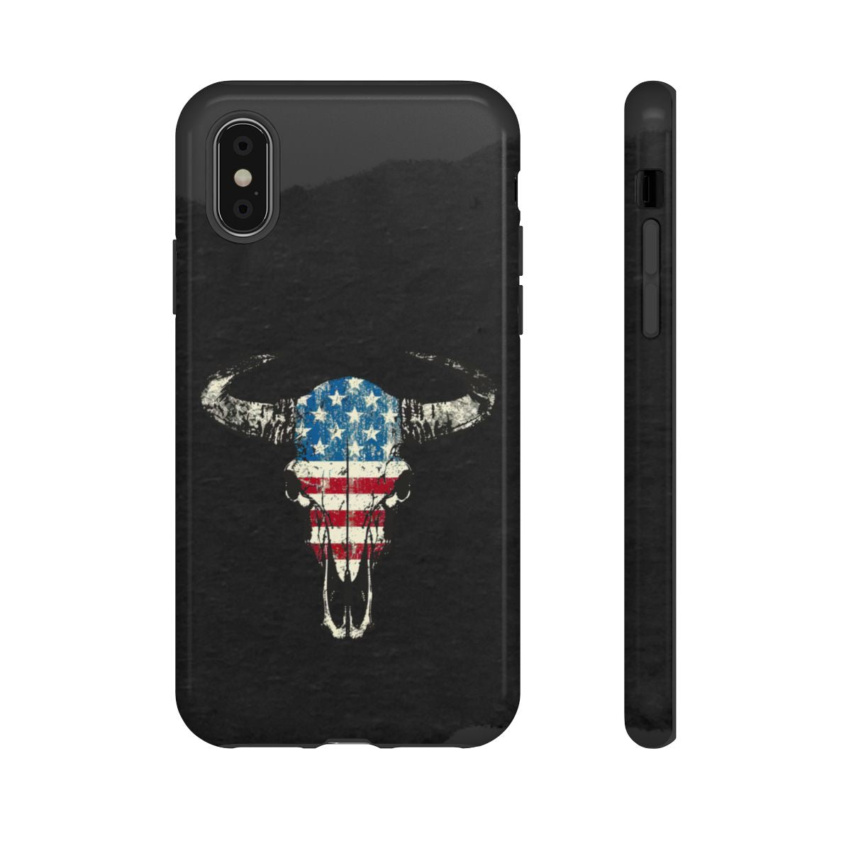 Patriotic Bull Skull Tough Case