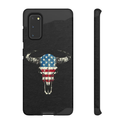 Patriotic Bull Skull Tough Case