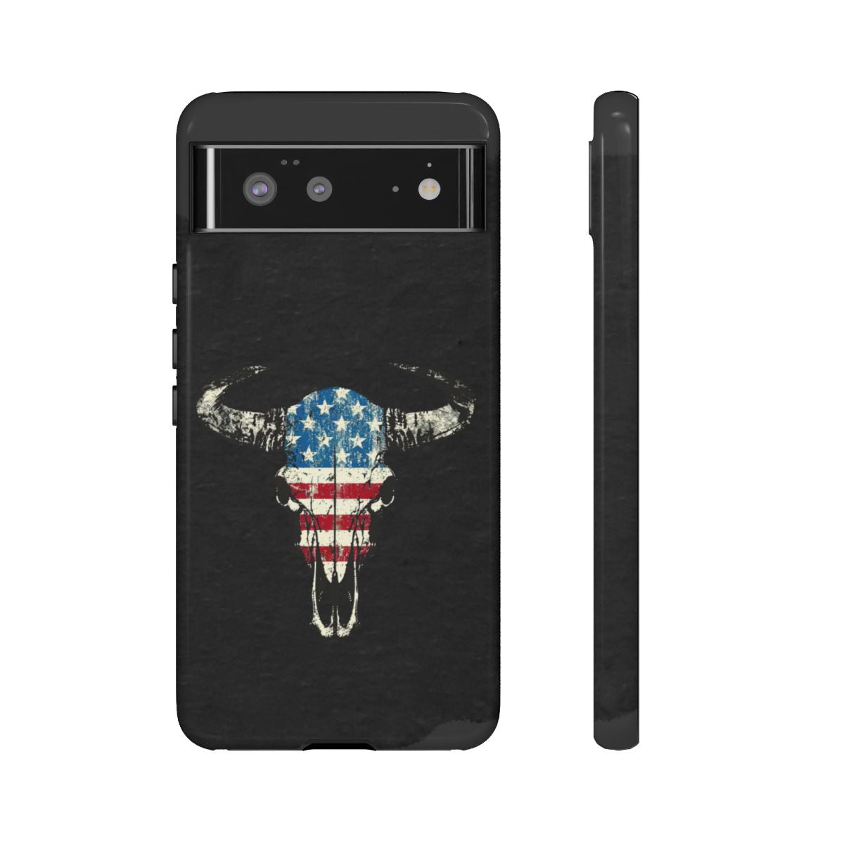 Patriotic Bull Skull Tough Case