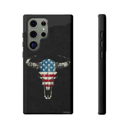 Patriotic Bull Skull Tough Case