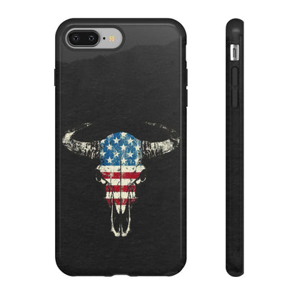 Patriotic Bull Skull Tough Case