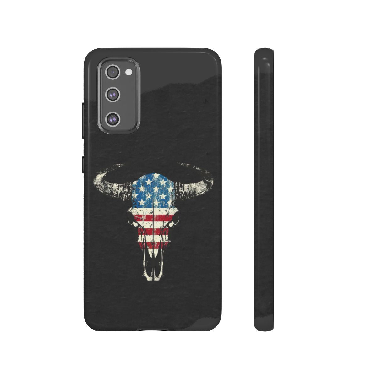 Patriotic Bull Skull Tough Case