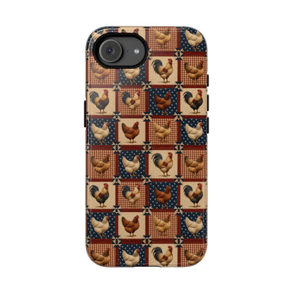 Patriotic Chicken Patchwork Tough Case - iPhone 17e