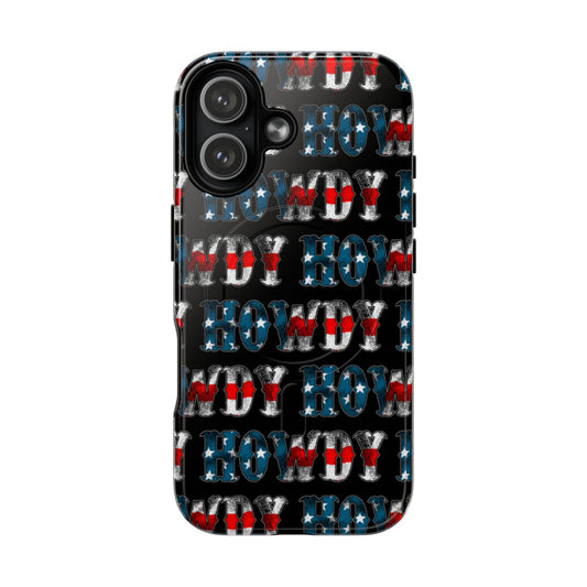 Patriotic Howdy Magnetic Case