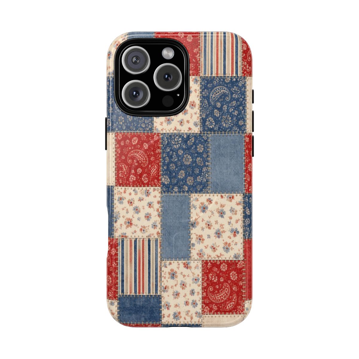 Patriotic Patchwork Magnetic Case