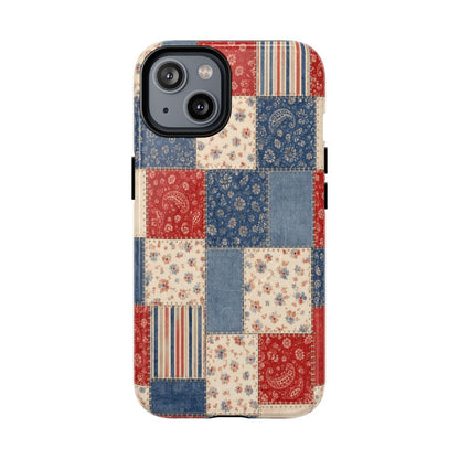Patriotic Patchwork Magnetic Case