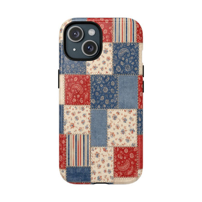 Patriotic Patchwork Magnetic Case