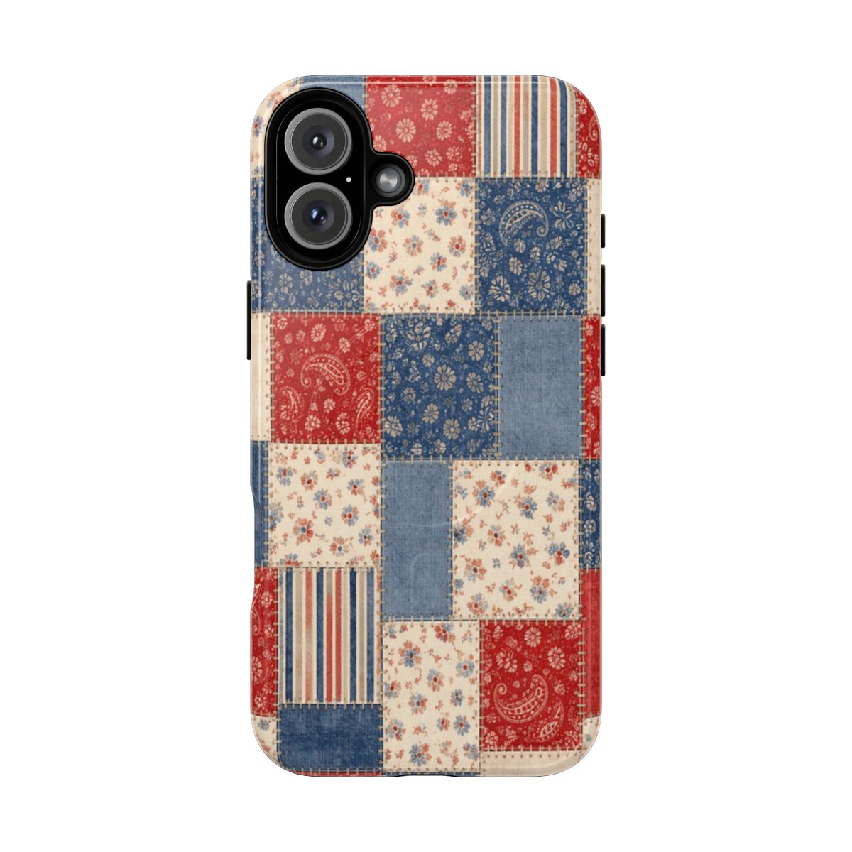 Patriotic Patchwork Magnetic Case