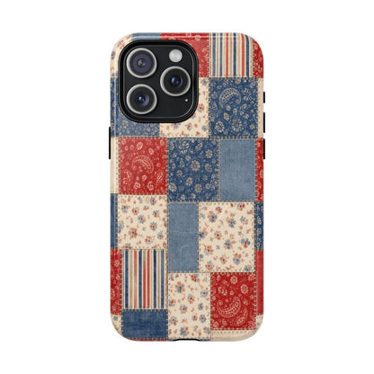 Patriotic Patchwork Magnetic Case
