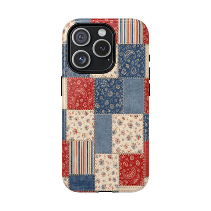 Patriotic Patchwork Magnetic Case