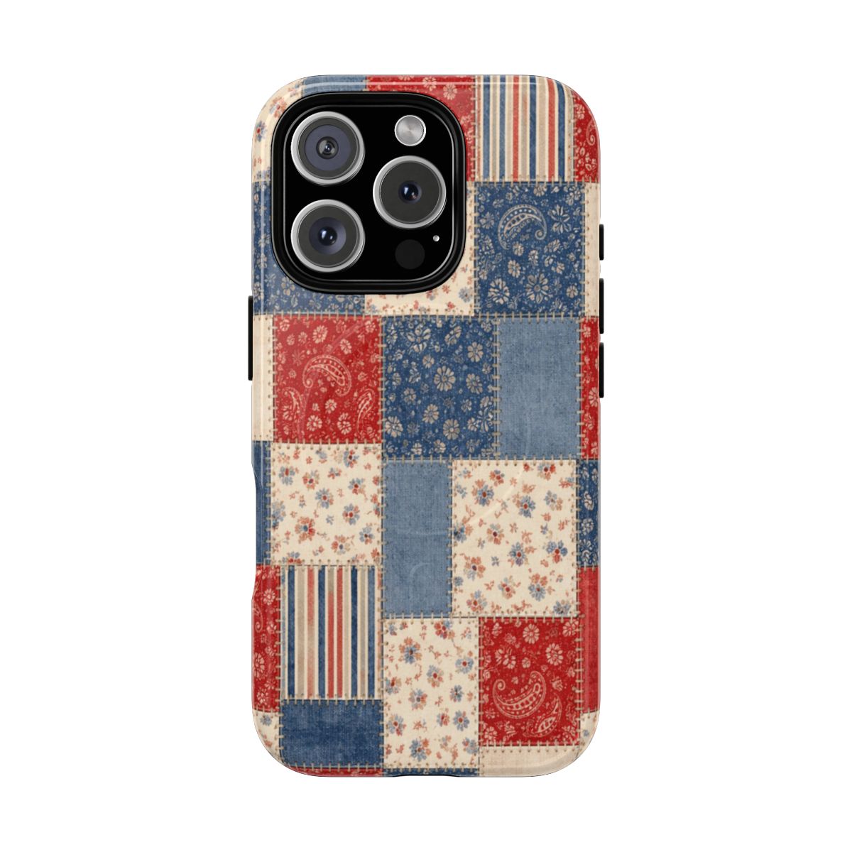 Patriotic Patchwork Magnetic Case