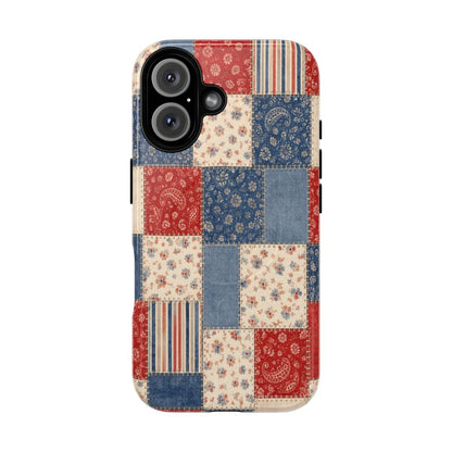 Patriotic Patchwork Magnetic Case