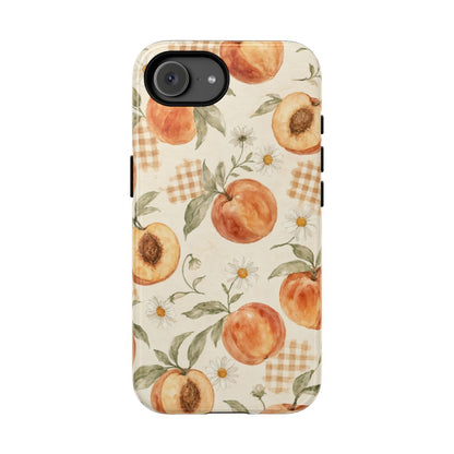 Peachy Gingham Tough Case - iPhone 16e