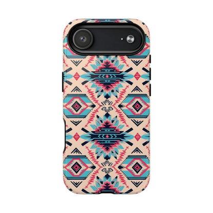 Pink Blue Aztec Magnetic Case