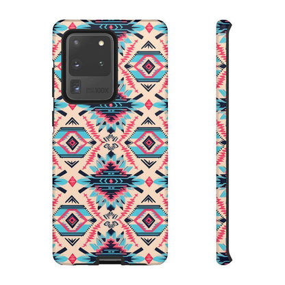 Pink Blue Aztec Tough Case