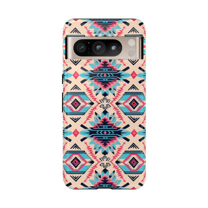 Pink Blue Aztec Tough Case