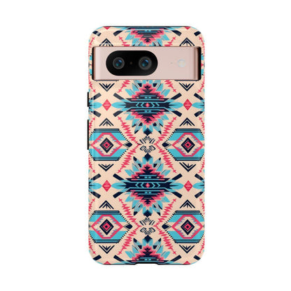 Pink Blue Aztec Tough Case