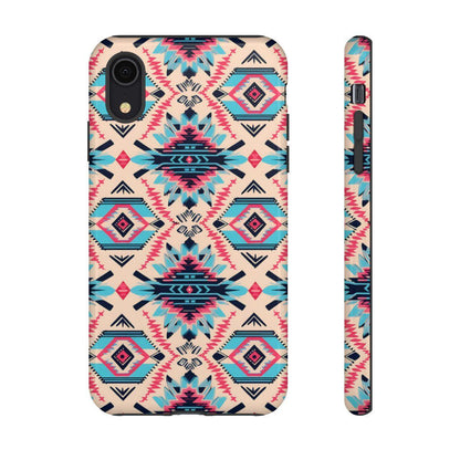Pink Blue Aztec Tough Case