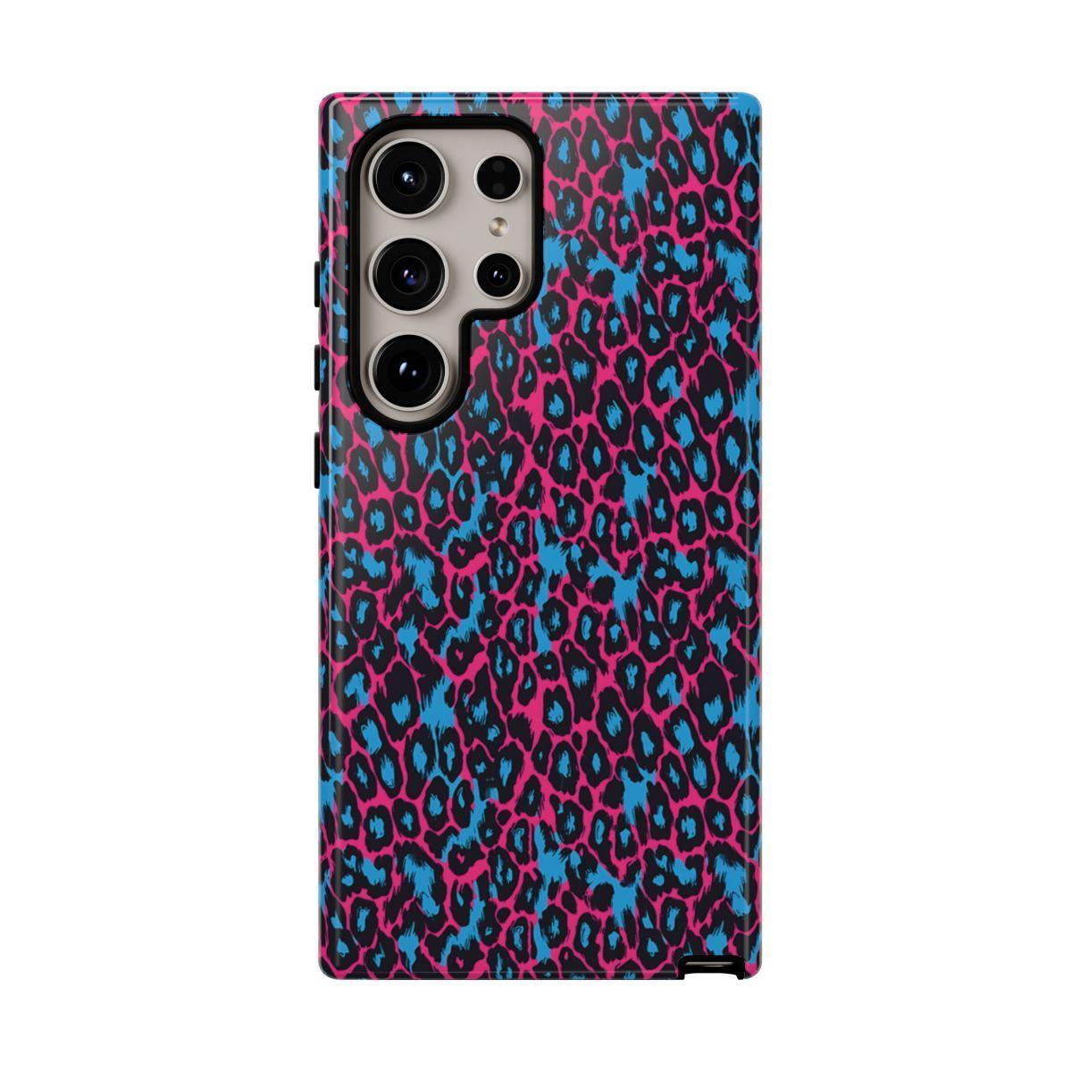 Pink Blue Leopard Tough Case