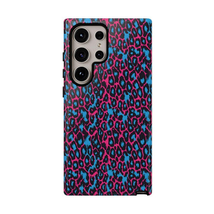 Pink Blue Leopard Tough Case