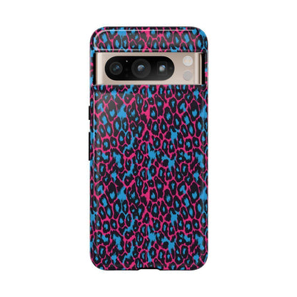 Pink Blue Leopard Tough Case