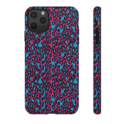 Pink Blue Leopard Tough Case
