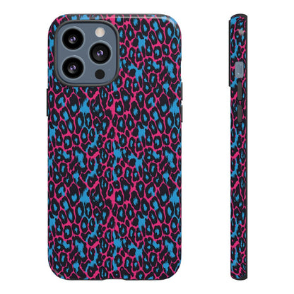 Pink Blue Leopard Tough Case