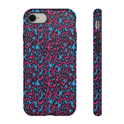 Pink Blue Leopard Tough Case