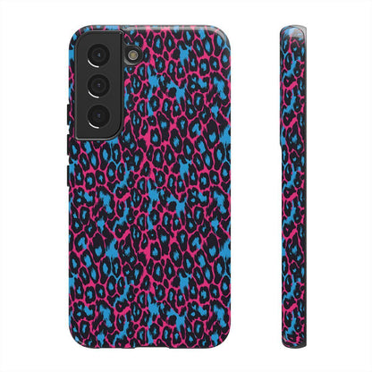 Pink Blue Leopard Tough Case